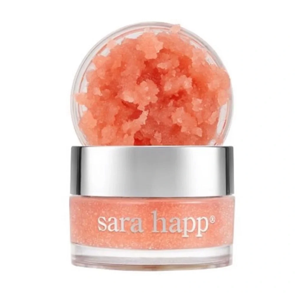 Sara Happ Sparkling Peach Lip Scrub new in box sealed